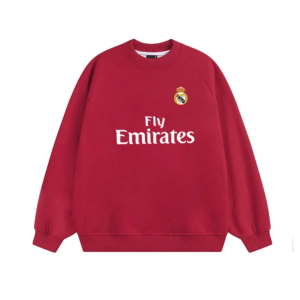 Áo Sweater Real Madrid Unisex – Nhiều Màu, Chất Nỉ Ấm, Form Rộng áo sweater real madrid